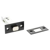 Atlantic 5mm Tubular Bathroom Deadbolt - 80mm Case - 60mm Backset - Square - Matt Black