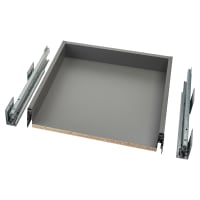 Blum MERIVOBOX BLUMOTION M Height Soft Close Drawer - (H) 91 x (D) 450 x (W) 452mm - Orion Grey