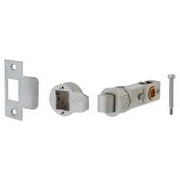 Altro Quick Latch Privacy Tubular Latch - 71mm Case - 57mm Backset - Satin Nickel