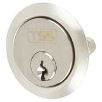 TSS 5 Pin Replacement Rim Cylinder - Polished Nickel - Keyed to Differ