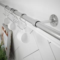 Rothley Kitchen Utensil Rail Kits - 19 x 600mm - Brushed Silver