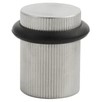 Hampstead Lines Floor Door Stop - 22 x 30mm - Satin Stainless Steel