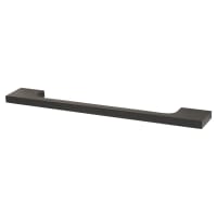 Altro Bibury 8mm Slim D-Bar Cabinet Pull Handle - 192mm Centres - Matt Black