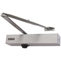 Briton 2130BC Overhead Fire Door Closer - Power Size 2-6 - Push/Pull Mounting - Silver Arm/Cover