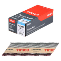 TIMCO FirmaHold First Fix Nail - Ring - 34° Angled - 2.8 x 50mm - Stainless Steel - Pack of 1100