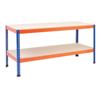 Rapid Racking 1 Commercial Heavy Duty Workbench - 915 x 2440 x 760mm