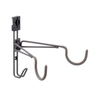 elfa Garage+ Storage Top Track System - Horizontal Bike Hook for Storage Track - Matt Grey