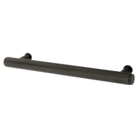 Alexander & Wilks Crispin 15mm Knurled T-Bar Cabinet Pull Handle - 160mm Centres - PVD Dark Bronze