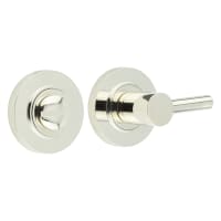 Burlington by Frelan Easy Turn & Release with Knurled Rose - 50mm Diameter - Polished Nickel