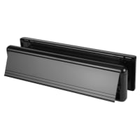 Yale Seal Letter Plate - 304 x 70mm - Door Thickness 20-40mm - Black