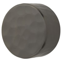 Alexander & Wilks Leila Hammered Round Cabinet Knob - 35mm Diameter - Dark Bronze