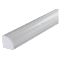 Integral LED Corner Surface Profile with Frosted Diffuser for LED Strip Light - 1000mm - Aluminium