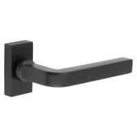CRES by Frelan Black uPVC Multipoint Door Handles on Rectangular Rose - CR-104 Range
