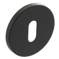Atlantic Millhouse Brass Escutcheon - 51mm Diameter - Keyhole - Urban Dark Bronze - Pair