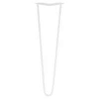 Altro Hairpin Leg - 2 Pin - 500mm Height - White - Pair