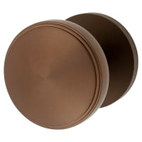 Jedo by Frelan Dark Bronze Classic Mortice Door Knob - 60mm Rose Diameter