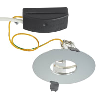 Integral LED Evofire 50W IP65 Fire Rated LED Fixed Downlight - 70-100mm Cut-out - Polished Chrome