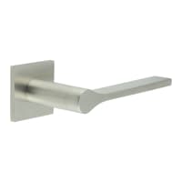 CRES by Frelan Satin Stainless Steel Unsprung Fire Rated Door Handles on Square rose - CR-105 Range