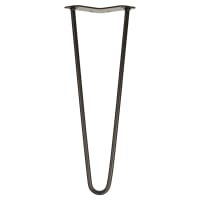 Altro Hairpin Leg - 2 Pin - 400mm Height - Black - Pair
