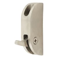 Eclipse Anti-Ligature Single Coat Hook - 66 x 40mm - Satin Stainless Steel