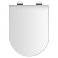 Croydex Malo Flexi-Fix Soft Close Toilet Seat - White