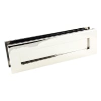 From The Anvil Traditional Letter Plate - 315 x 92mm - Door Thickness 42-72mm - Polished Nickel