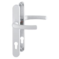 Hoppe 1710RH/3633N White uPVC Multipoint Door Handles - Long Plate - 92mm c/c - Tokyo Range