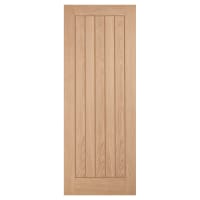 LPD Belize 5 Panel Unfinished Solid Internal FD30 Fire Door - 1981 x 762 x 44mm - Oak