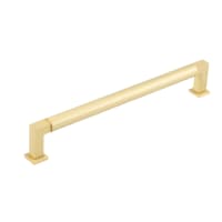 Burlington by Frelan Westminster 17.5mm D-Bar Cabinet Pull Handle - 224mm c/c - Satin Brass