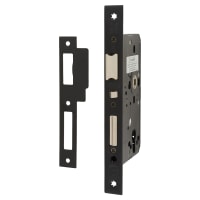 Arrone AR915 DIN Escape Sashlock - 88mm Case - 60mm Backset - Square - Matt Black