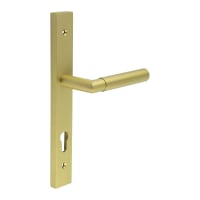 CRES by Frelan Satin Brass uPVC Multipoint Door Handles - 92mm c/c - CR-102 Range