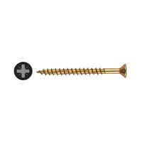 TIMCO Velocity Pozi Countersunk Wood Screws - 3.5 x 50mm - Yellow Zinc - Pack of 200