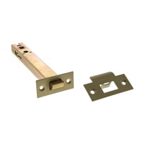 Atlantic Heavy Duty Tubular Latch - 150mm Case - 125mm Backset - Square - Satin Brass