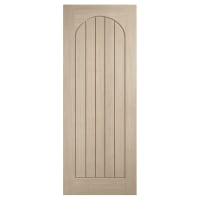 LPD Mexicano Arched 5 Panel Pre-Finished Solid Internal Door - 1981 x 686 x 35mm - Blonde Oak
