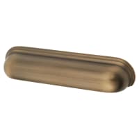 Hendel & Hendel Barrington Cabinet Cup Handle - 64mm Centres - Antique Brass, IronmongeryDirect