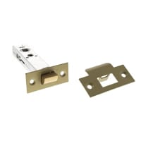 Atlantic Bolt Through Tubular Latch - 63mm Case - 45mm Backset - Square - Satin Brass