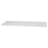 Altro Twin Slot Shelf White Edged Melamine Board - 1000 x 300 x 15mm