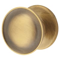 Heritage Brass by M Marcus Surrey Round Cabinet Knob - 38mm Diameter - Antique Brass