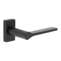 CRES by Frelan Black uPVC Multipoint Door Handles on Rectangular Rose - CR-105 Range