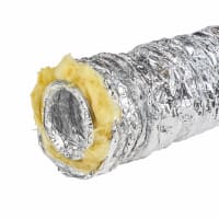 Manrose 4 Inch/100mm Insulated Aluminium Flexible Ducting - 10m