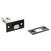 Atlantic 5mm Tubular Bathroom Deadbolt - 63mm Case - 45mm Backset - Square - Matt Black