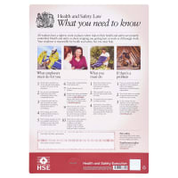 Altro Health and Safety Law Poster - 297 x 420mm
