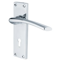 Touchpoint Polished Chrome 3 Lever Sashlock Door Handles Pack - Rimini Range