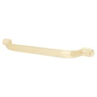 Crofts & Assinder Calgary 16.5mm D-Bar Cabinet Pull Handle - 160mm Centres - Brushed Satin Brass