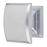 Hampstead Egar Rectangular Cabinet Knob - 32 x 26mm - Brushed Chrome