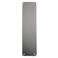 Touchpoint Aluminium Plain Finger Plate - 300 x 75 x 3mm - Satin