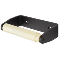 Sprung Toilet Roll Holder - 12-21mm Panels - Black Fine Textured