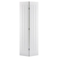 LPD Mexicano 5 Panel Primed Solid Bi-Fold Internal Door Kit - 1981 x 762 x 35mm - White