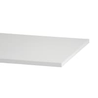 elfa Twin Slot Shelving System - White Edged Melamine Board/Shelf - 900 x 500 x 19mm - White