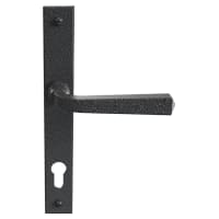 Mila Heritage Pewter uPVC Multipoint Door Handles - 92mm c/c - Heritage Range